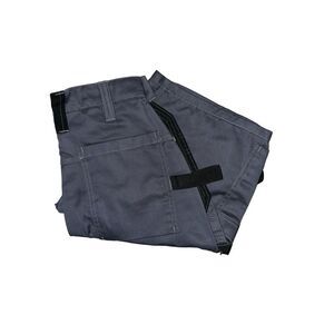 Charley‎ Pants Mens Work Shorts Size 30 Grey Black Cargo Tool Holder